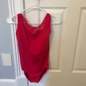 red ainsliewear leotard